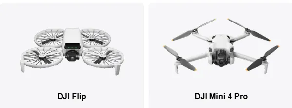 DJI Flip Vs DJI Mini 4 Pro