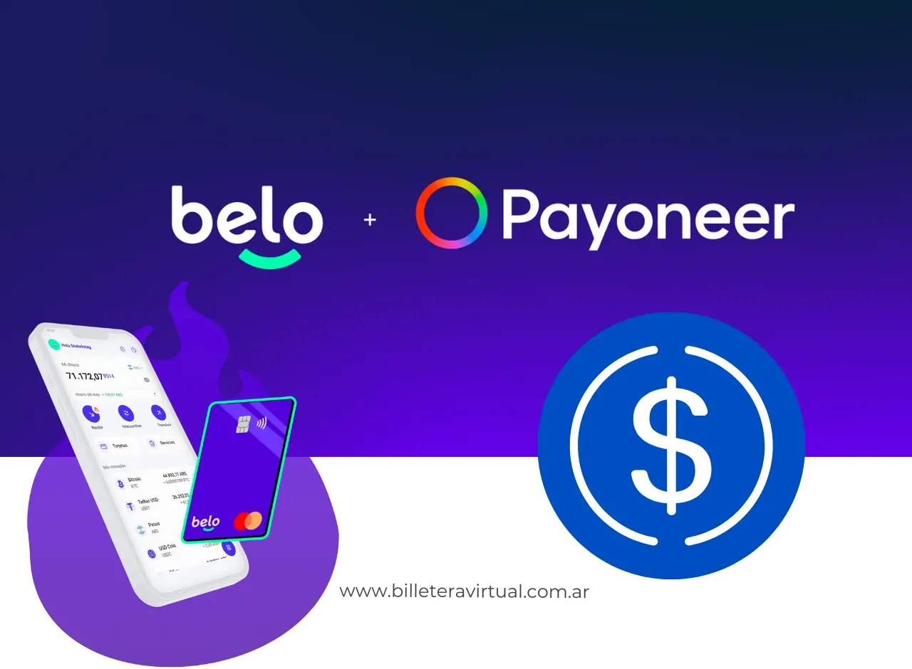 Belo encontró una manera de que dispongas de tus ingresos en Payoneer.