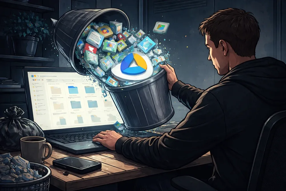 Eliminar archivos de Drive