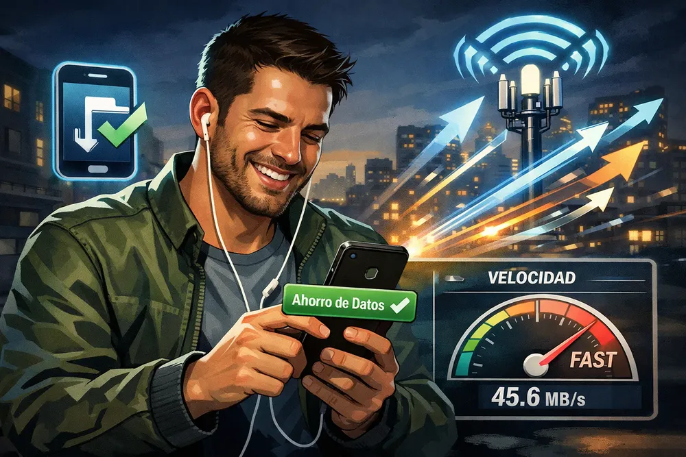 Activar ahorro de datos